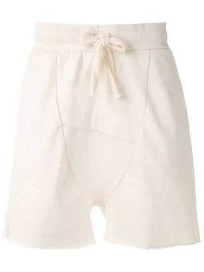 Osklen Side Pockets Straight Shorts In Neutrals