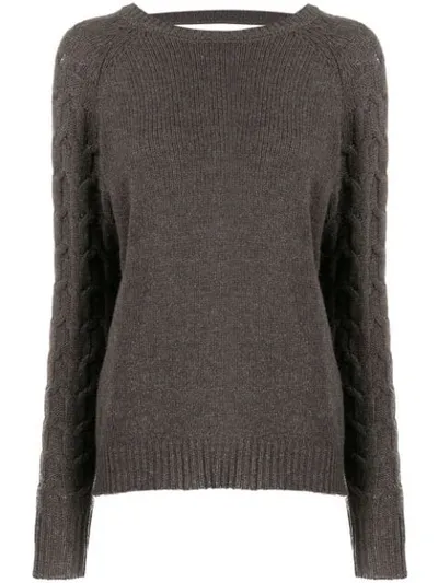 Preen By Thornton Bregazzi Camilla Sweater In Brown