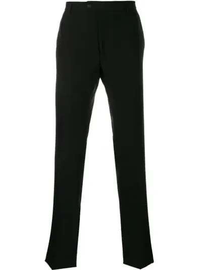 Golden Goose Logo Patch Skinny Trousers In Black