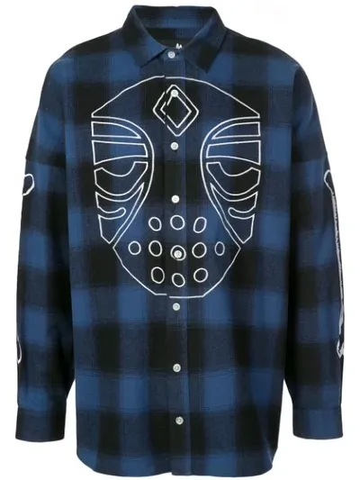 Haculla Masked Plaid Shirt In Blue