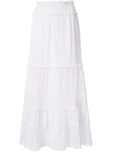 Suboo Crossing Maxi Skirt In White