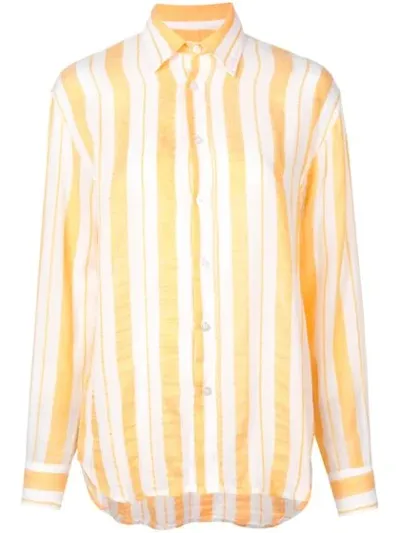 Lemlem Doro Men's Shirt In Yellow