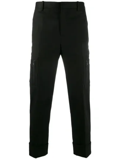 Neil Barrett Tailored Utility Trousers In Black