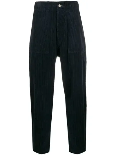 Société Anonyme Corduroy Trousers In Blue