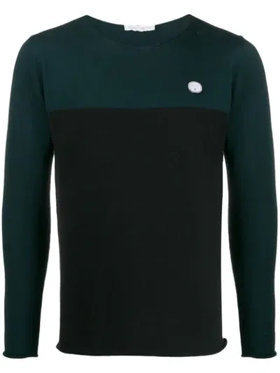 Société Anonyme Colour Block Jumper In Black