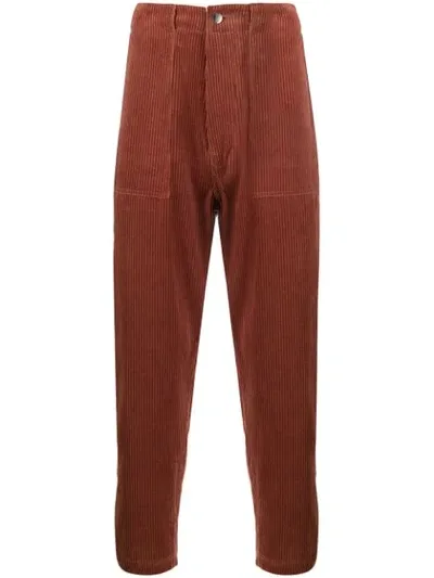 Société Anonyme Corduroy Trousers In Brown