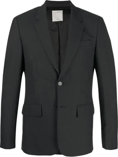 Sandro Slim-fit Blazer In Grey