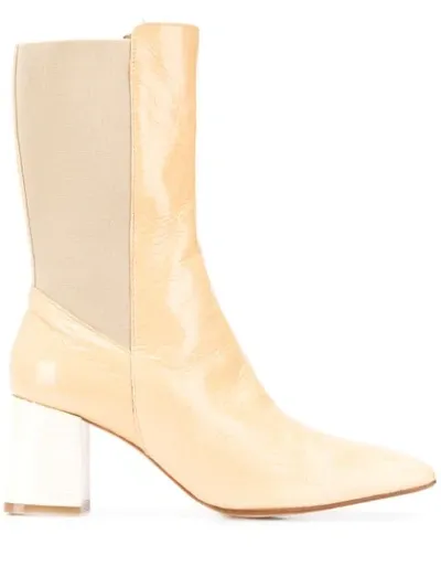 Miista Judita Square-toe Boots In Neutrals