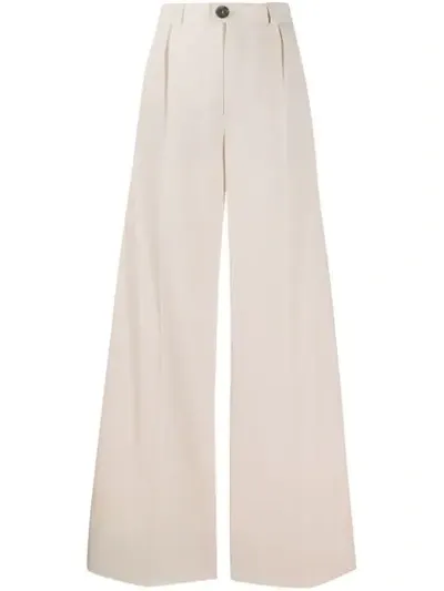 Kwaidan Editions Flared Trousers In Neutrals