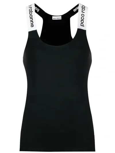 Rabanne Milano Sleveless Top In Nero