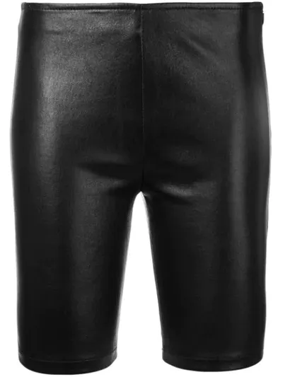 Manokhi Mid-rise Cycling Shorts In Black