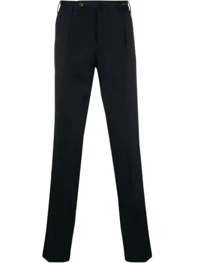 Pt01 Straight-leg Trousers In Blue