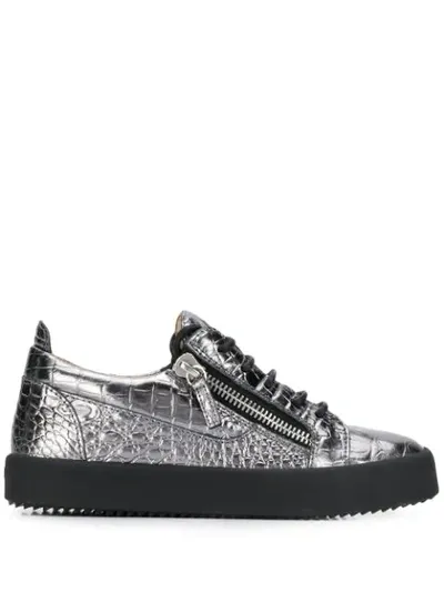 Giuseppe Zanotti 'gail' Sneakers In Silver