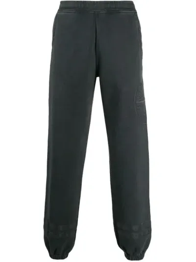 Stone Island Elasticated Waist Trousers In Blue