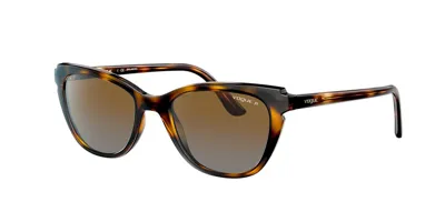 Vogue Polarized Sunglasses, Vo5293s 53 In Brown Gradient