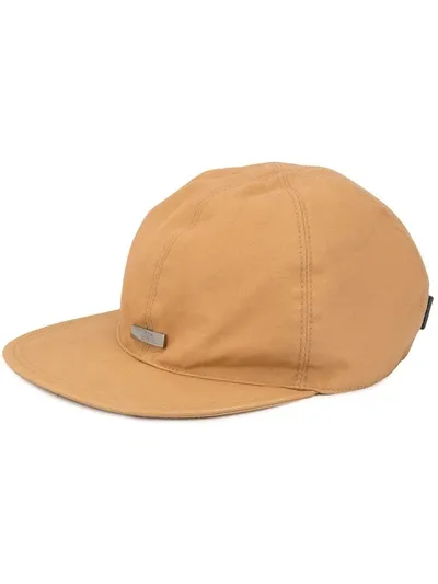 Pre-owned Gucci 1990s Gg Shelly Line Baseball Cap In Brown