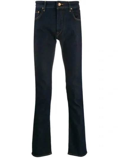 Hand Picked 'ravello' Skinny-jeans In Blue