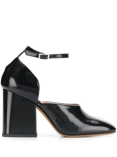 Marni Mary Jane Block Heel Pumps In Black