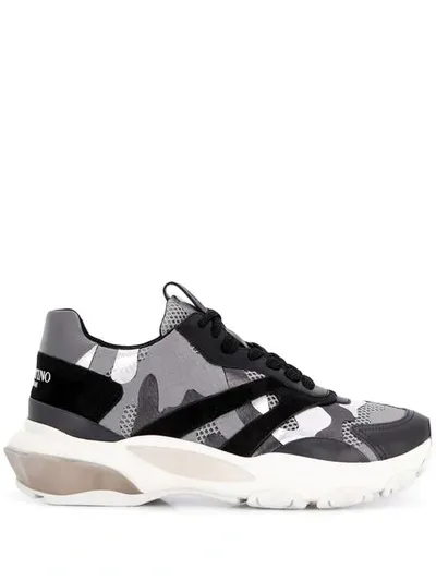 Valentino Garavani Bounce Sneakers In Black