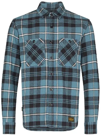 Neighborhood Checked Shirt In Blue