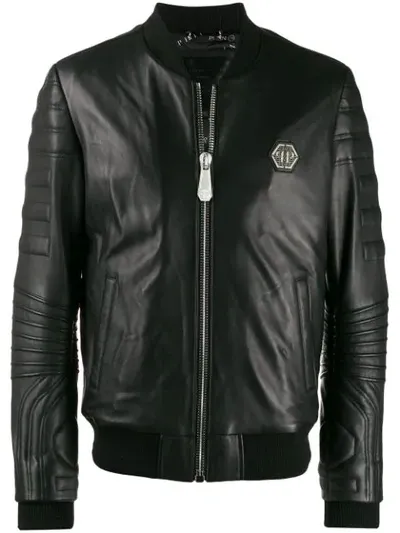 Philipp Plein 20th Anniversary Bomber Jacket In Black