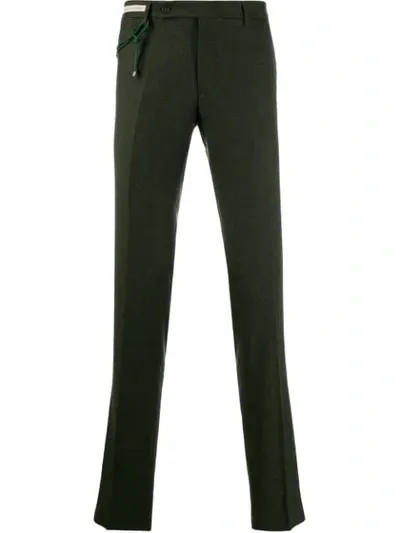 Berwich Slim-fit Trousers In Green