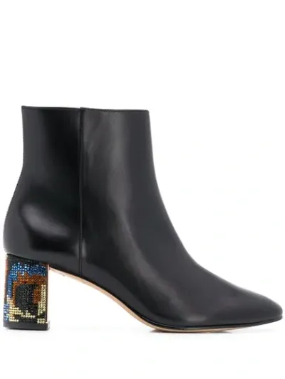 Sophia Webster Toni 60 Ankle Boots In Black