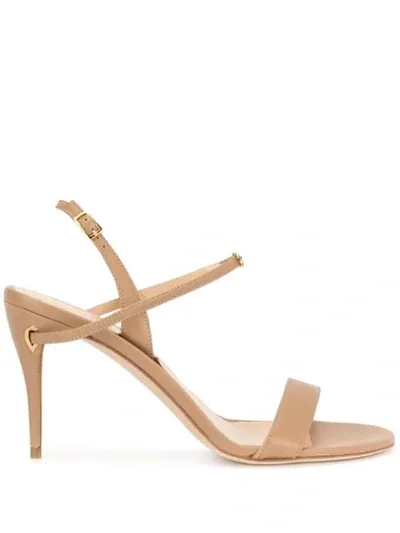 Jennifer Chamandi Tommaso Slingback Sandals In Neutrals