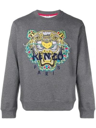 Kenzo 'dragon Tiger' Sweatshirt In Grey