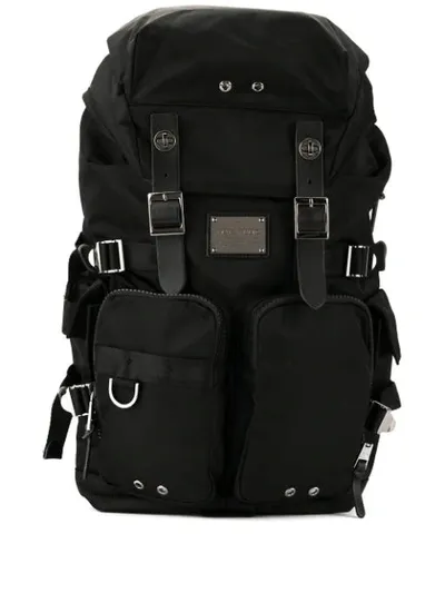 Makavelic Sierra Double Bottles Backpack In Black