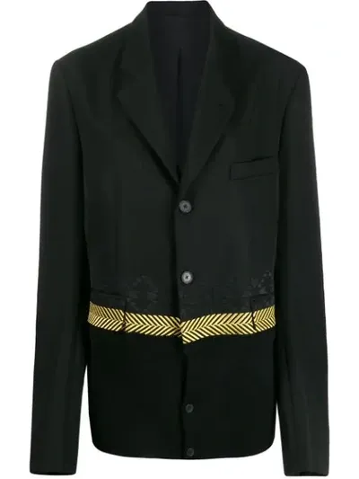 Haider Ackermann Embroidered Detail Blazer In Black