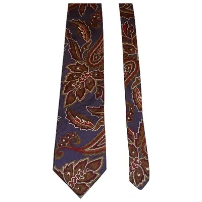 Pre-owned Dior Silk Tie In Multicolour