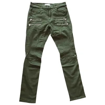 Pre-owned Faith Connexion Slim Jean In Khaki