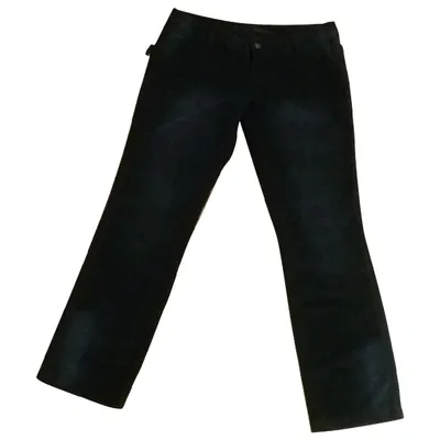 Pre-owned Zadig & Voltaire Trousers In Navy