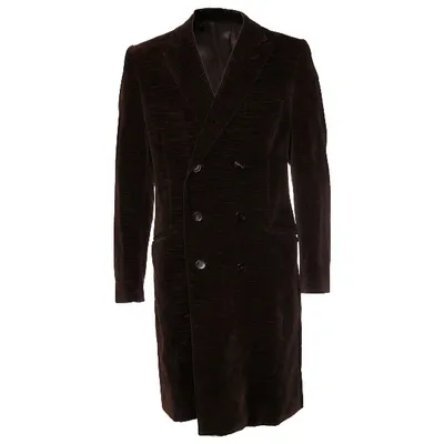 Pre-owned Dolce & Gabbana Coat In Brown