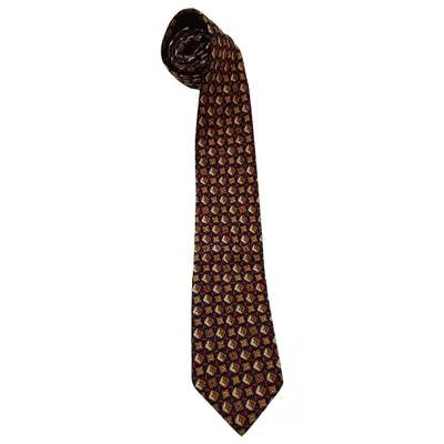 Pre-owned Pierre Balmain Silk Tie In Multicolour