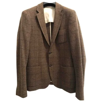 Pre-owned Mauro Grifoni Wool Vest In Brown