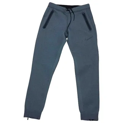 Pre-owned Nike Trousers In Grey