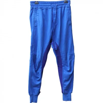 Pre-owned Haider Ackermann Trousers In Blue