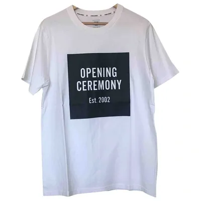 Pre-owned Opening Ceremony White Cotton T-shirt