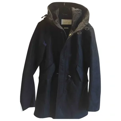 Pre-owned Esemplare Navy Polyester Coat