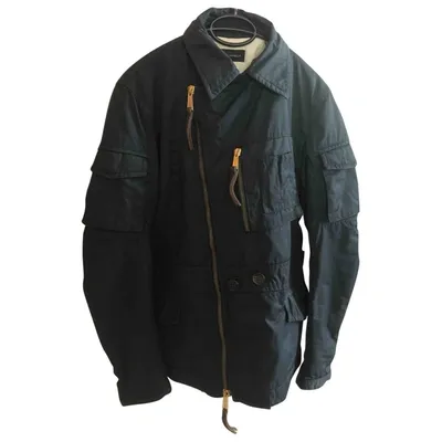 Pre-owned Dsquared2 Jacket In Navy