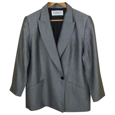 Pre-owned Givenchy Wool Jacket In Grey