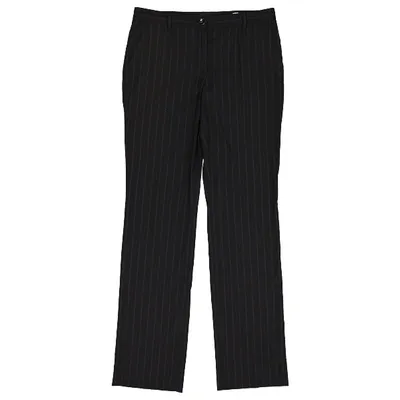 Pre-owned Dolce & Gabbana Wool Large Pants In Black