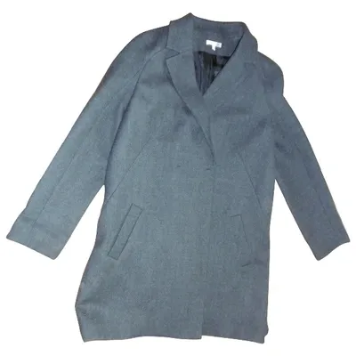 Pre-owned Paule Ka Wool Coat In Grey