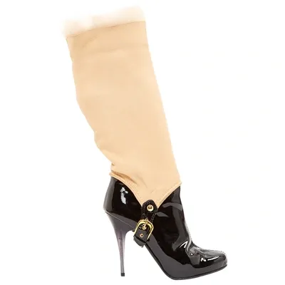 Pre-owned Giuseppe Zanotti Leather Boots In Black