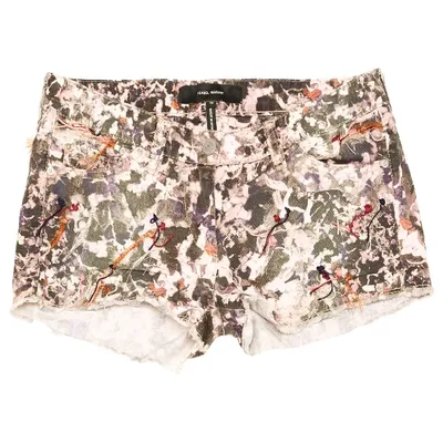 Pre-owned Isabel Marant Pink Cotton - Elasthane Shorts