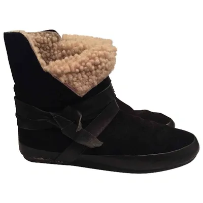 Pre-owned Isabel Marant Snow Boots In Black