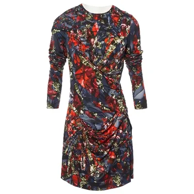 Pre-owned Peter Pilotto Silk Mini Dress In Multicolour