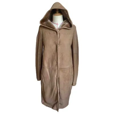 Pre-owned Max Mara Coat In Camel